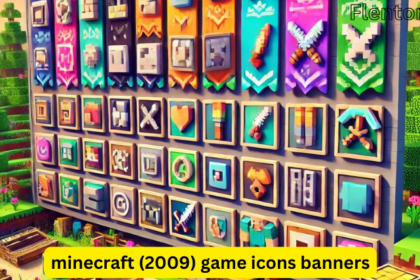 minecraft (2009) game icons banners