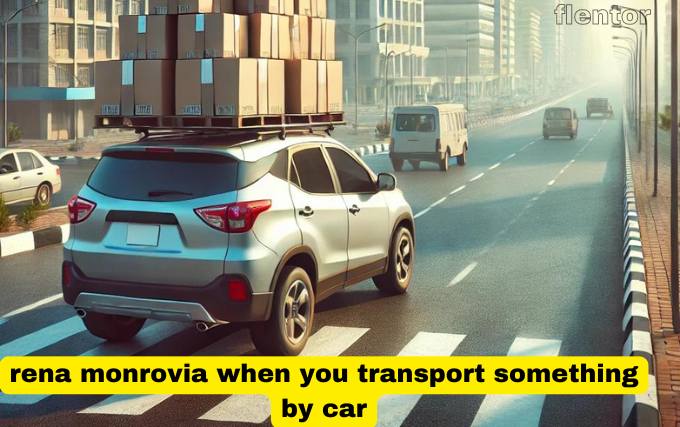 rena monrovia when you transport something by car
